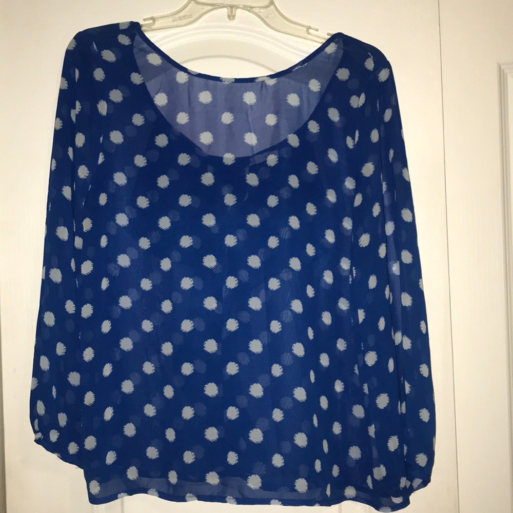 Polka dot blouse!!